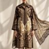 Royal Mocha Printed Co-Ord Set with Dupatta - RMB2